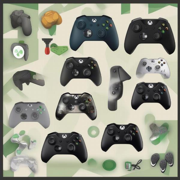 xbox controller game clipart collage