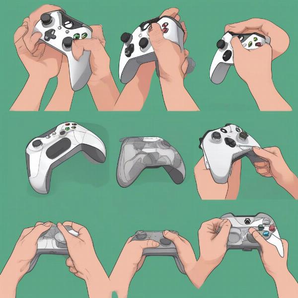 xbox controller hand grip techniques