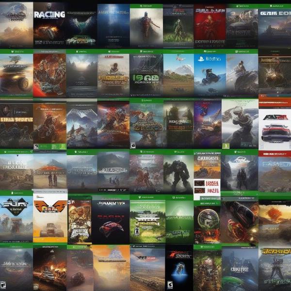 xbox diverse game genres display