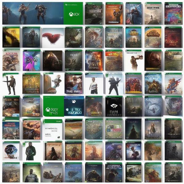 a large library of games available on the xbox game pass