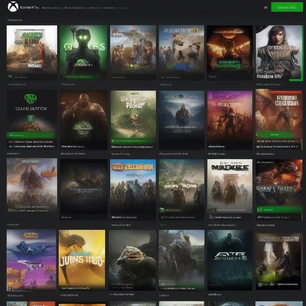 xbox game pass library