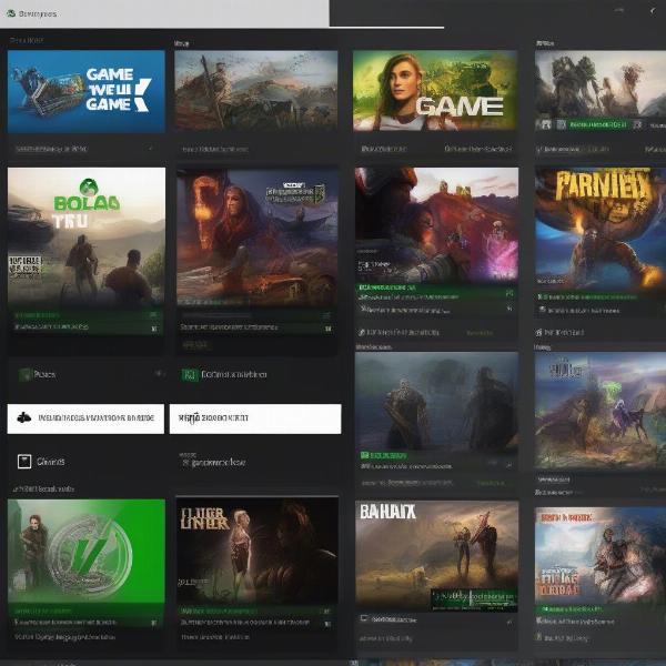 xbox game pass library showing games with preview label