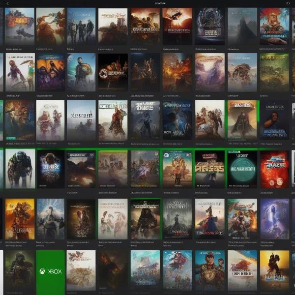 xbox game pass library selection