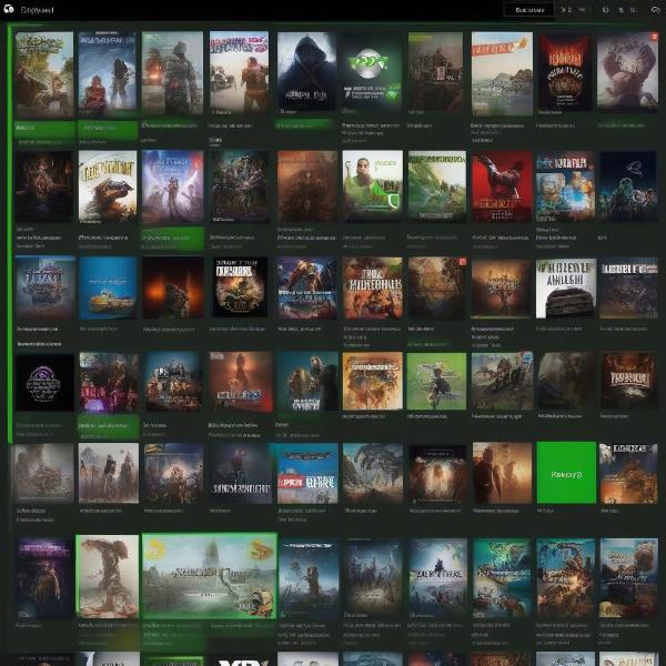 Xbox Game Pass PC library screenshot