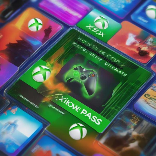 Xbox Game Pass Ultimate key digital illustration