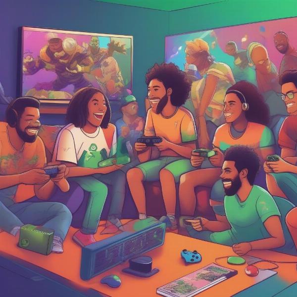 xbox game pass ultimate online gaming illustration