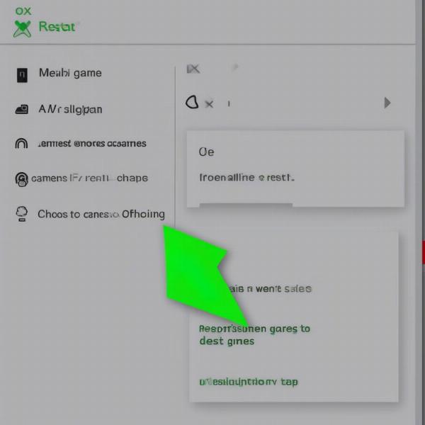 xbox game restart options