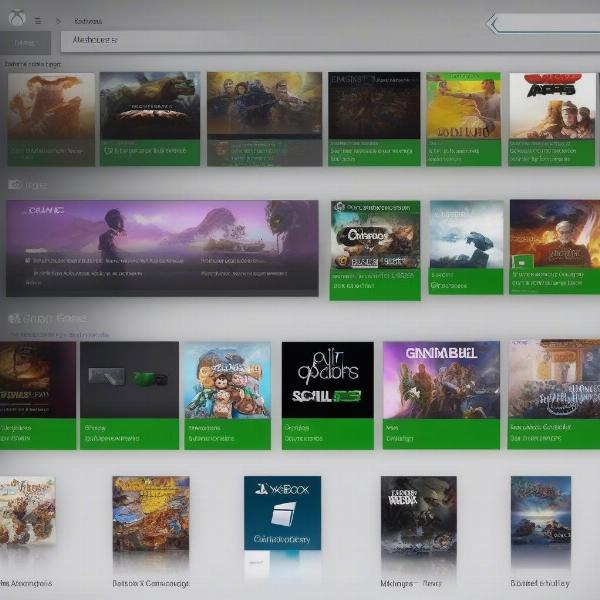 xbox my games apps menu