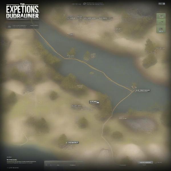 Map view in MudRunner on Xbox