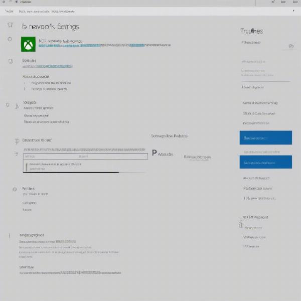 Xbox network config settings