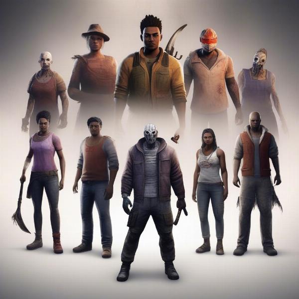 dead by daylight characters on xbox one
