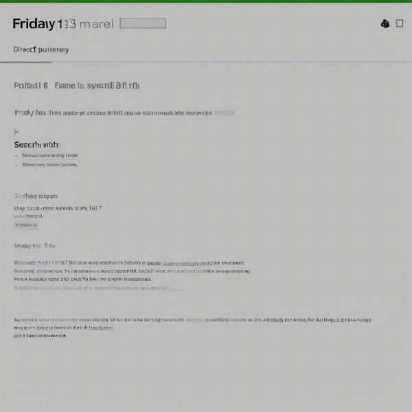 Xbox One Store Friday 13th Game Search