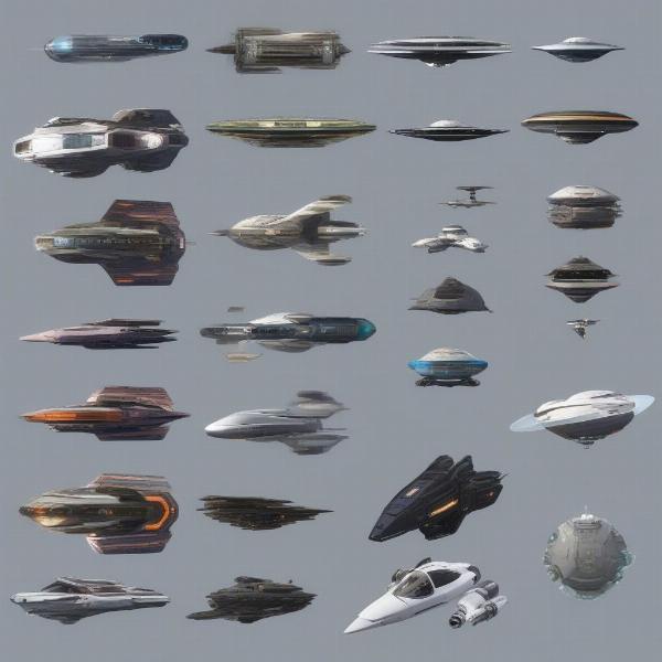 Variety of Spaceships in Xbox One Space Sims