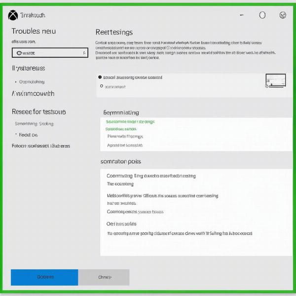 xbox one troubleshooting menu