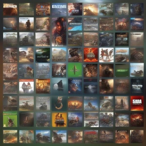 A visual representation of various popular Xbox game genres