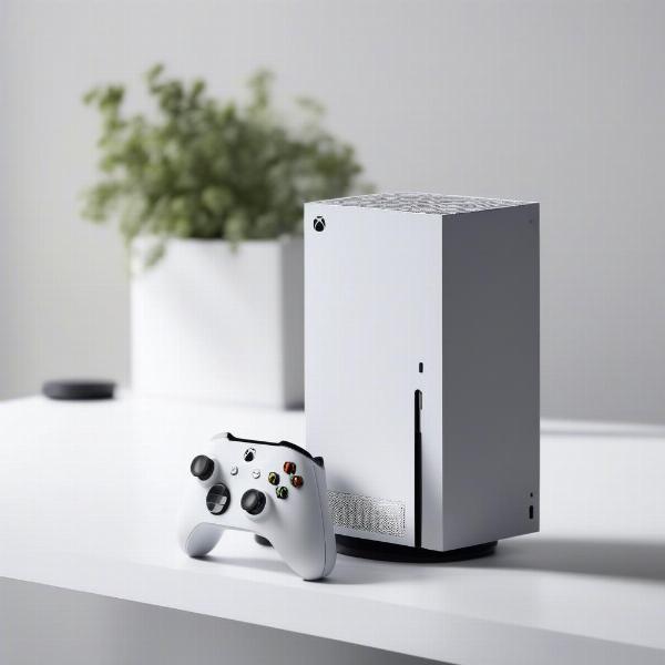 Xbox Series S Console on a Table
