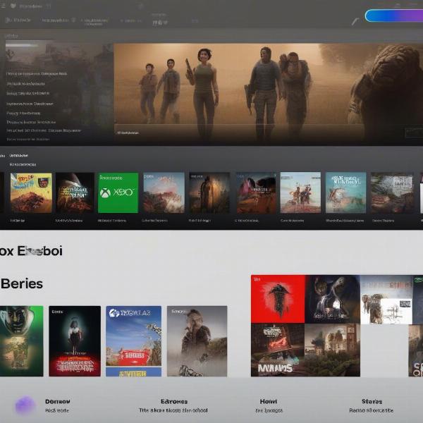Xbox Series S Store Interface