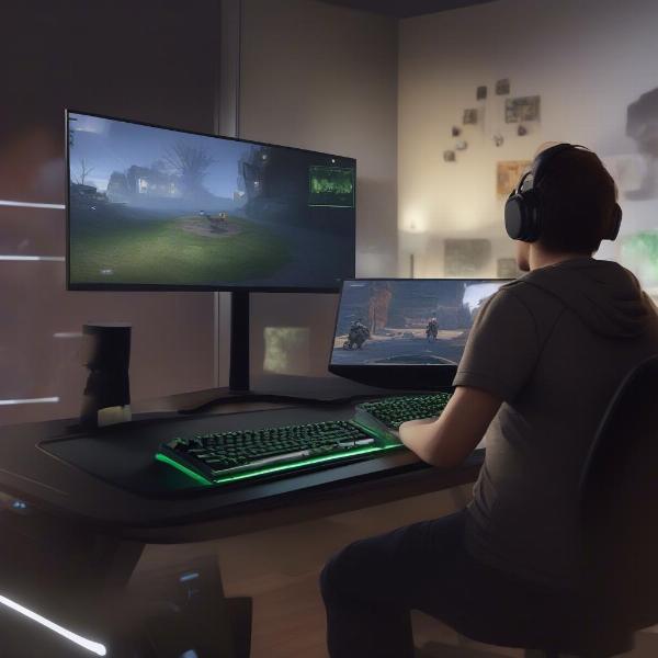 Xbox Series X gaming with mouse and keyboard