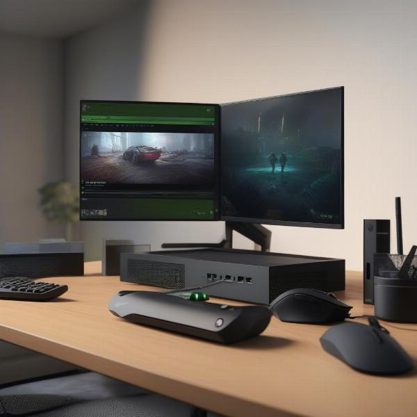 Xbox Series X with mouse and keyboard
