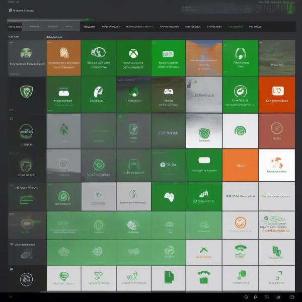 xbox service status page showing all services
