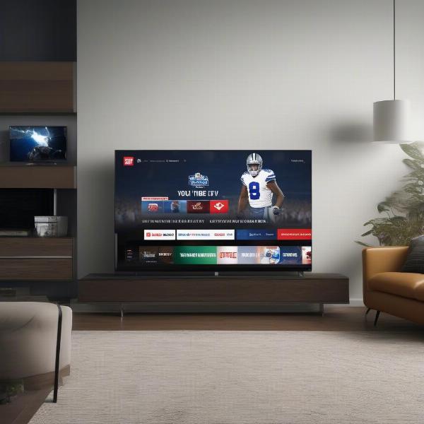 youtube tv streaming dallas cowboys game on tv