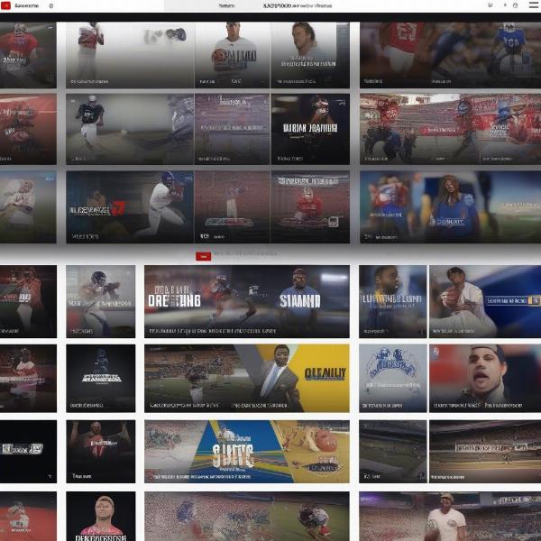 YouTube TV DVR Library View