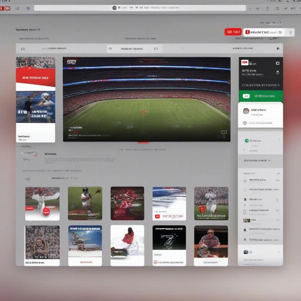 YouTube TV record game interface