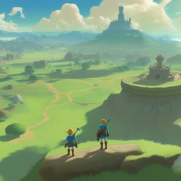 zelda game vast world exploration