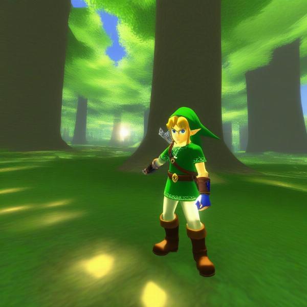 zelda ocarina of time 3ds remake screenshot