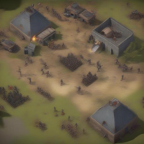 Strategic zombie defense game